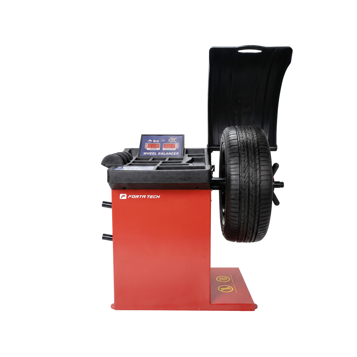 Equilibradora de ruedas Forta Tech B102 roja