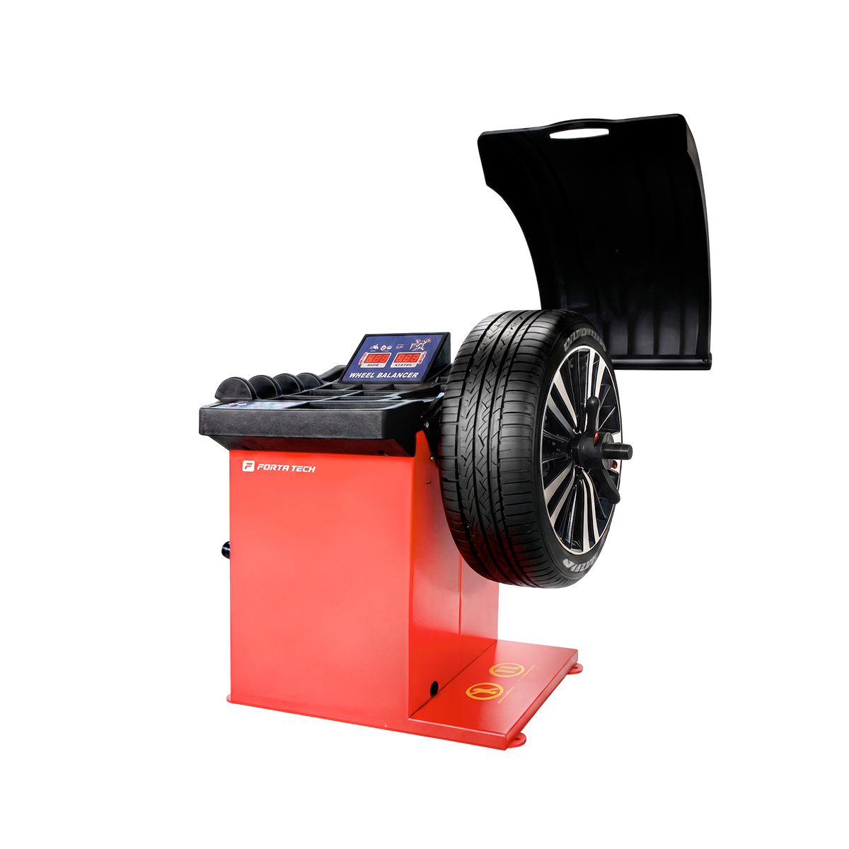 Equilibradora de ruedas Forta Tech B102 roja