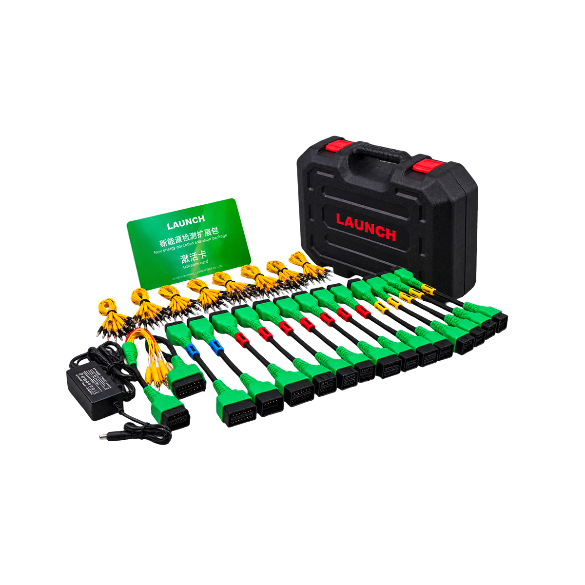 KIT DE CABOS PARA CARROS ELETRICOS SCANNERS LAUNCH OVERSEAS (301190852)
