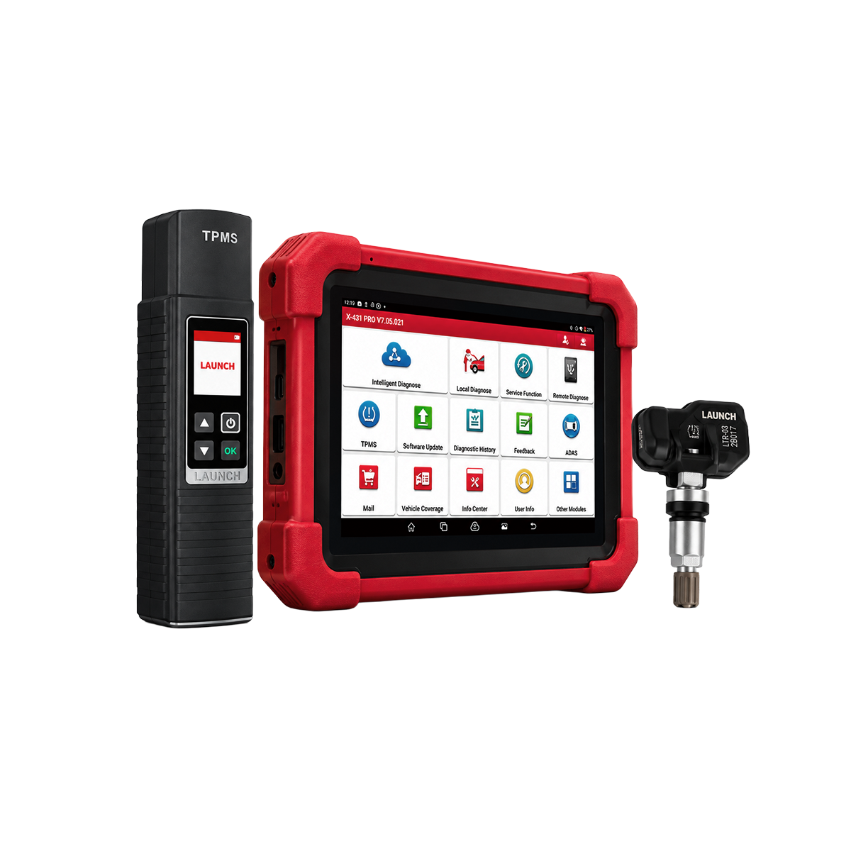 Combo PRO SE + X431 TS Gun + 4 Válvulas TPMS