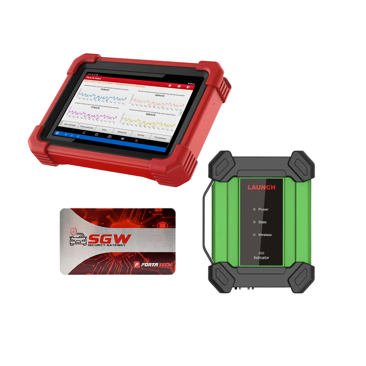 Scanner 919 DTEA Pro New Edition + SGW + osciloscópio EM 101N