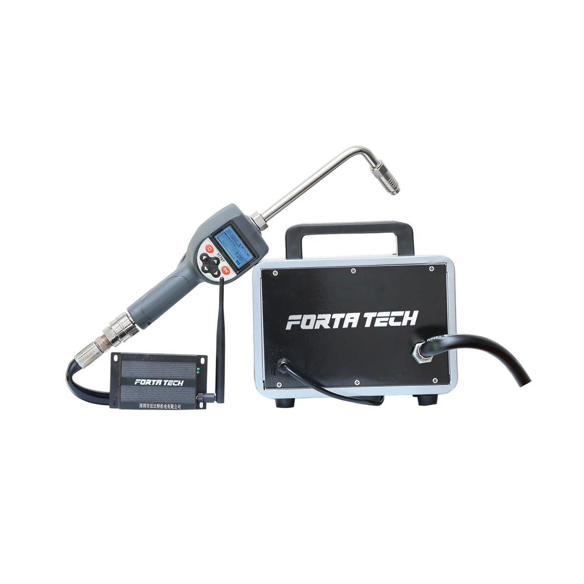 Kit Bomba Eléctrica + Gatillo Inteligente + Mangueras + Tbox + Aspirador Para 208l Forta Tech Flow Elite X1