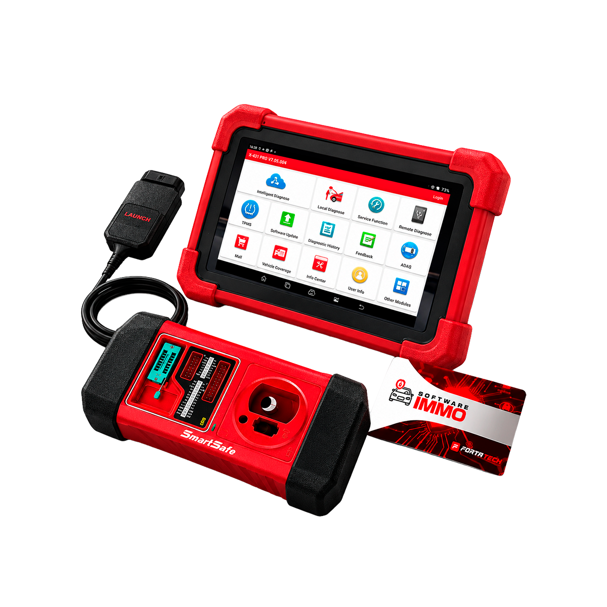 Combo Profissional de Imobilizador – X-431 PRO SE + XPROG 3 + Key Programmer + Licença IMMO