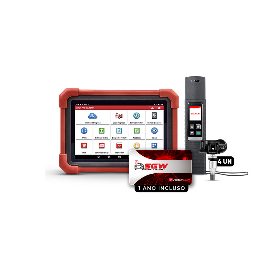 PRO SE + X431 TS Gun Combo + 4 TPMS Valves