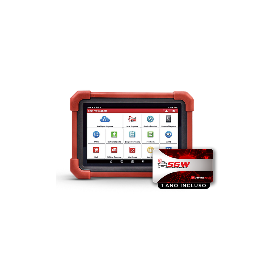 Combo Scanner X-431 PRO SE Launch + Licença anual SGW Stellantis