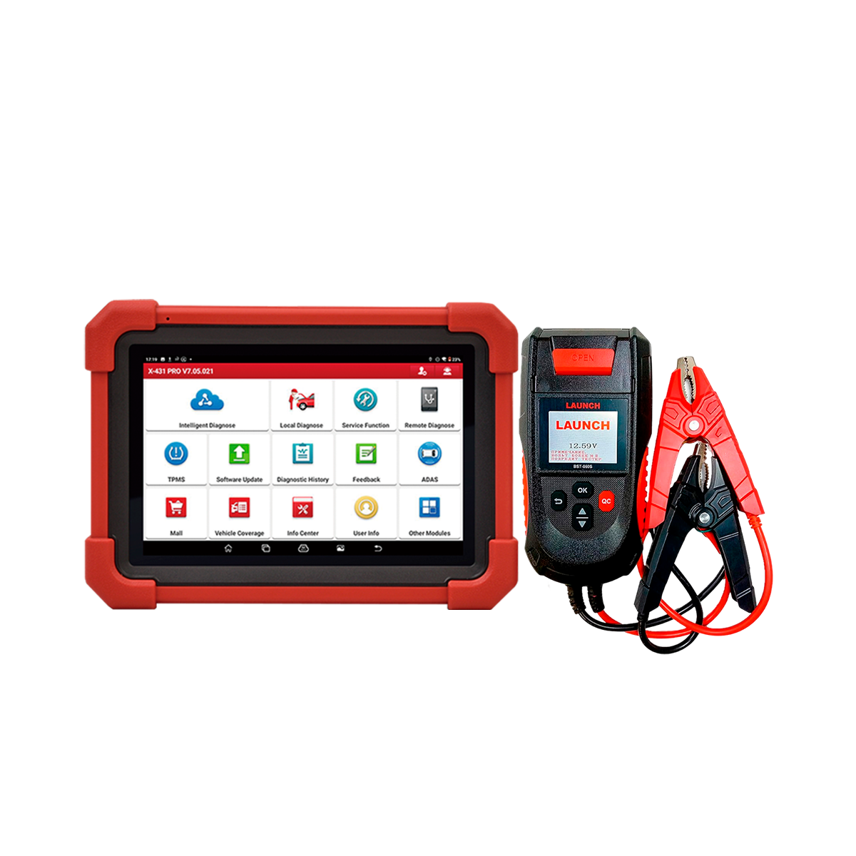 Combo X-431 Pro SE Launch  + BST 860 Testador de Bateria c/ impressora