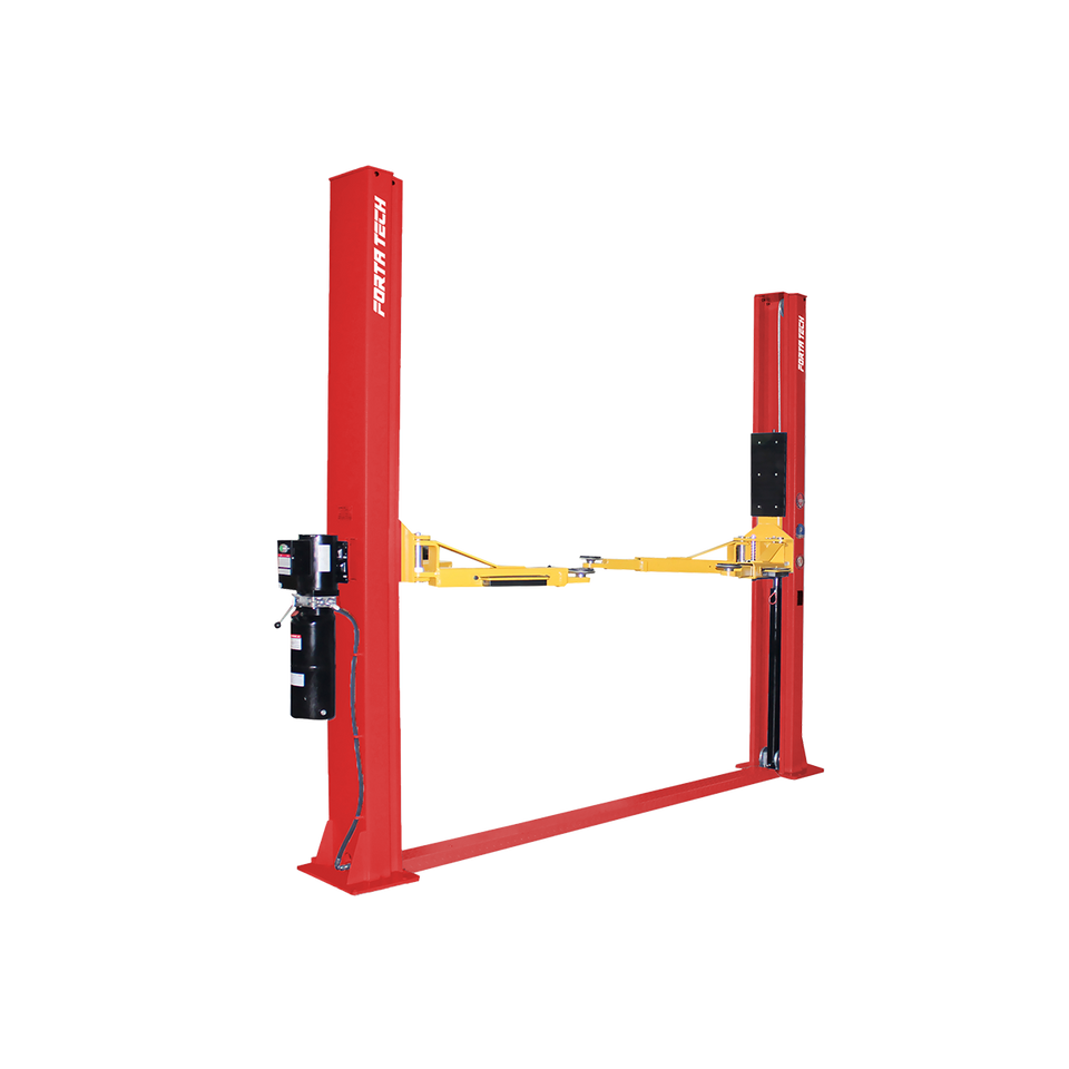 ELEVADOR HIDRAULICO FORTA TECH EB452 BASE INFERIOR 2 DESTRAV. 4.5 TON VERMELHO