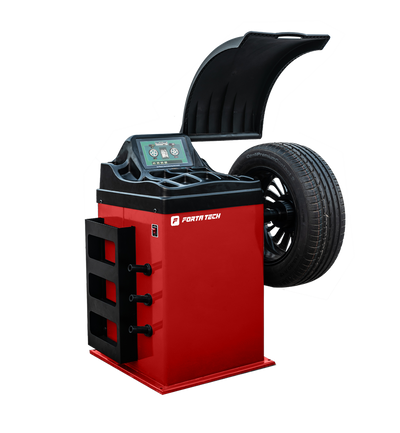 Equilibradora de ruedas Touch Forta Tech Spin 500 - SP500 - roja