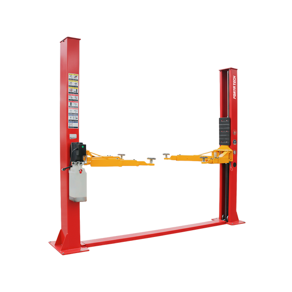 ELEVADOR HIDRAULICO FORTA TECH EB352 BASE INFERIOR 2 DESTRAV. 3.5 TON VERMELHO
