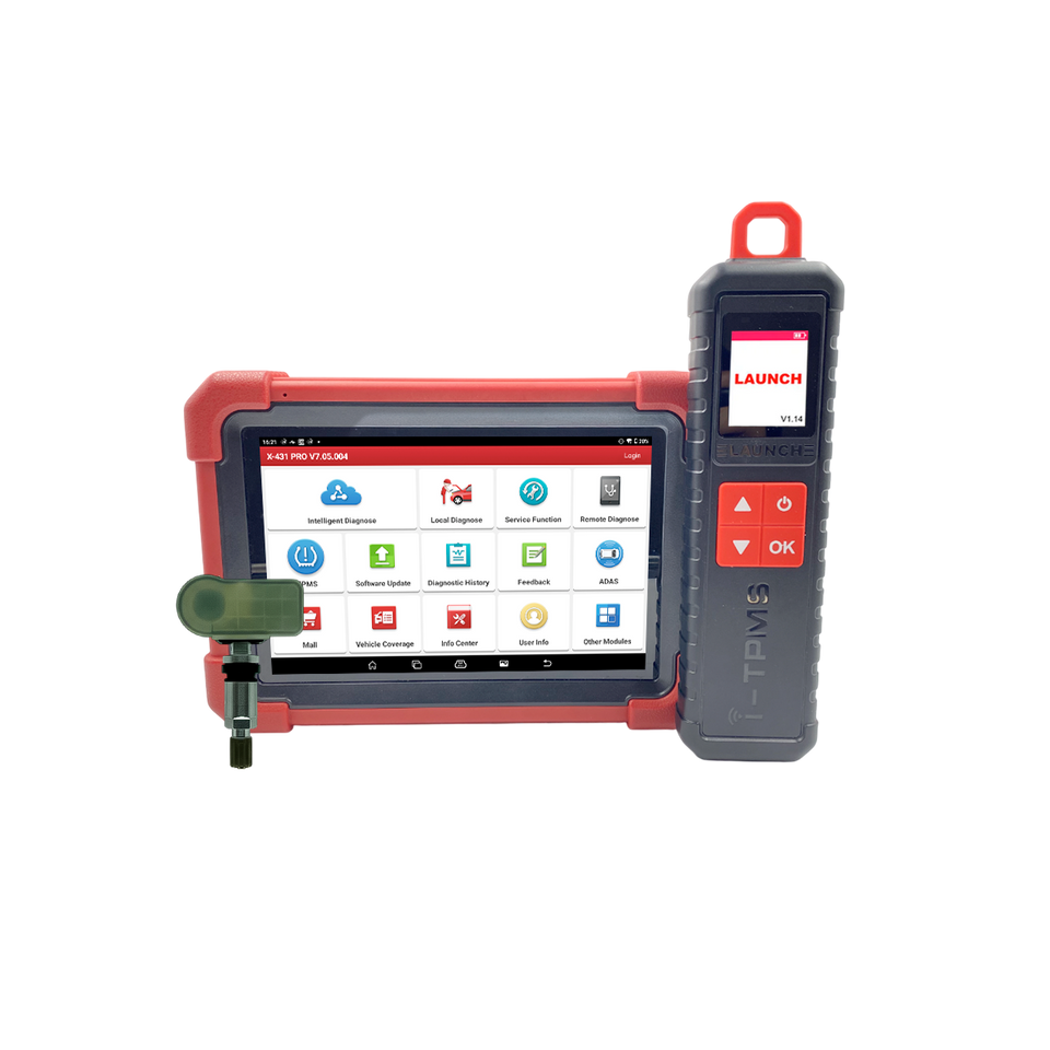 SCANNER PRO SE I-TPMS Profissional – X-431 PRO SE + I-TPMS + Válvulas TPMS (10 un.)