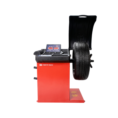 Equilibradora de ruedas Forta Tech B102 roja