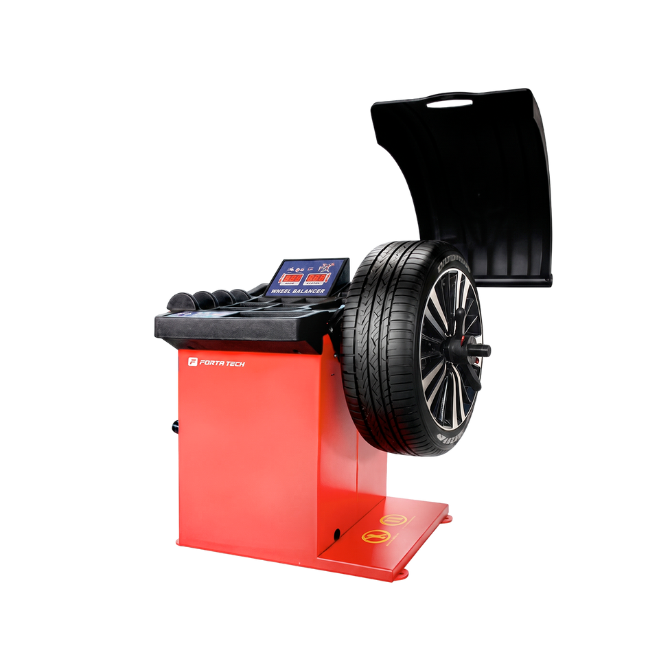 Balanceadora de rodas Forta Tech B102 vermelha