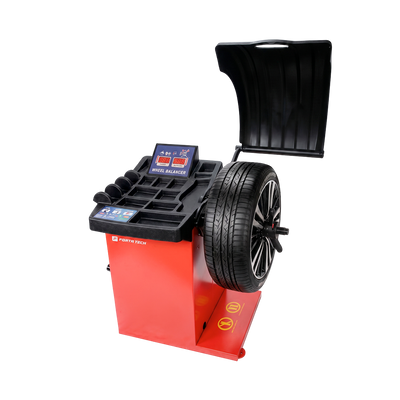 Equilibradora de ruedas Forta Tech B102 roja