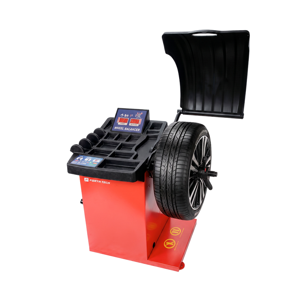Balanceadora de rodas Forta Tech B102 vermelha