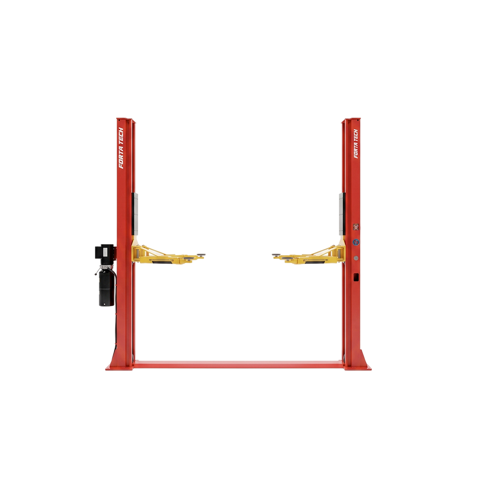 Elevador Hidráulico Forta Tech EB452 Base Inferior 2 Destrav. 4.5 TON Vermelho