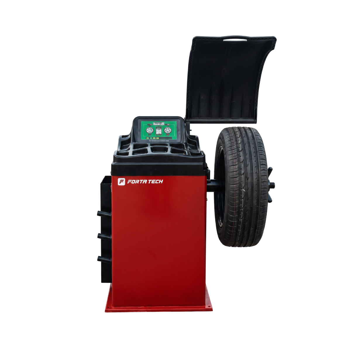Equilibradora de ruedas Touch Forta Tech Spin 500 - SP500 - roja