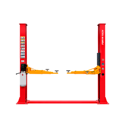 Elevador hidráulico Forta Tech EB352 base inferior 2 destrav. 3.5 ton vermelho