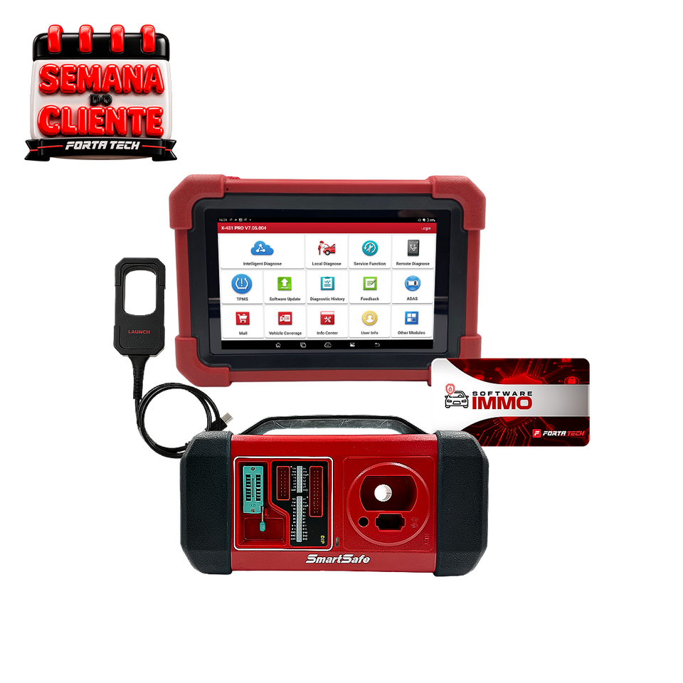 Escáner Pro Se Immo Profesional X-431 Pro Se + Xprog 3 + Programador de Llaves + Licencia Immo