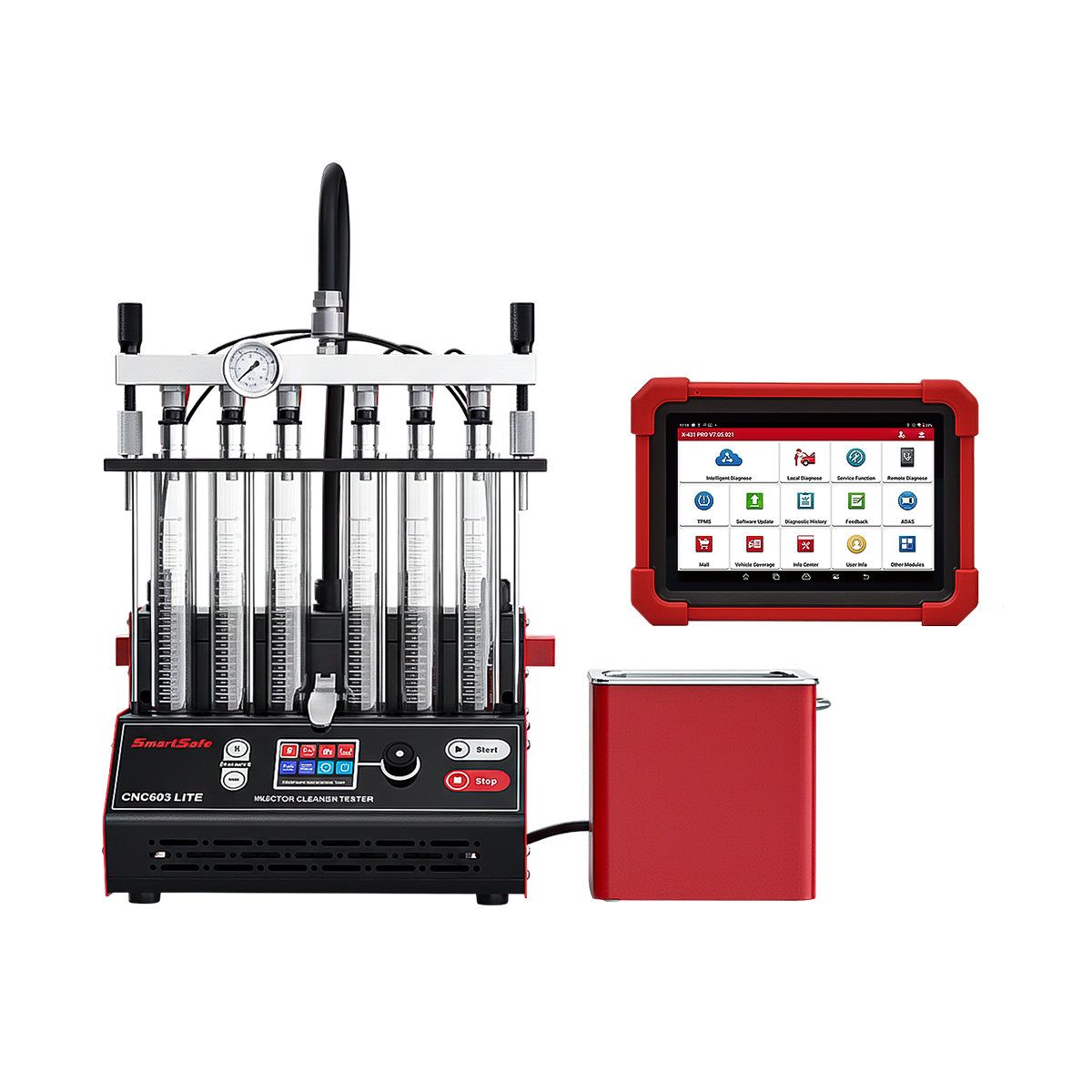Combo Scanner X-431 PRO SE LITE +Teste e Limpeza de Bicos