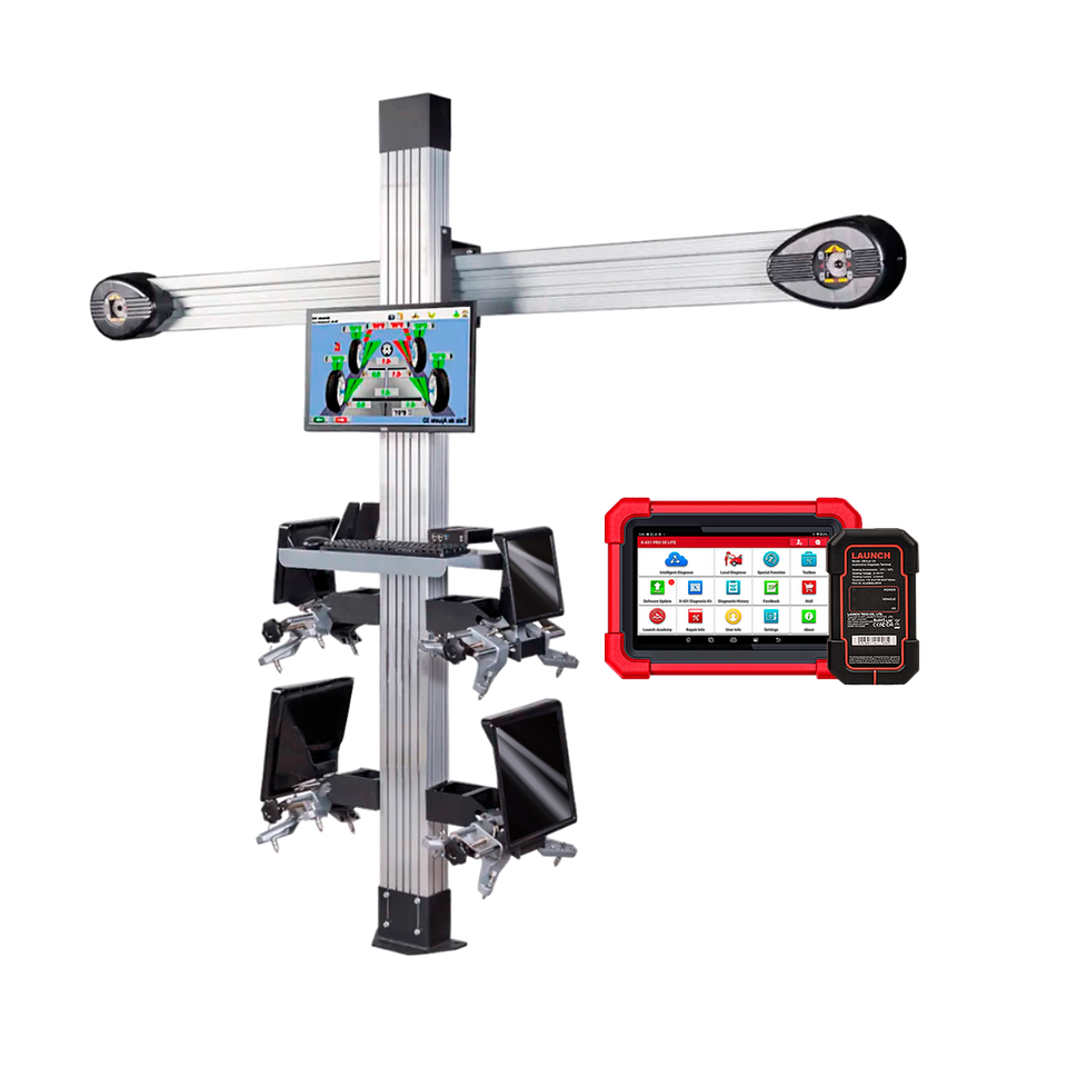 Combo Scanner X-431 PRO SE Lite Launch + Alinhadora 3D Torre Fixa Essence
