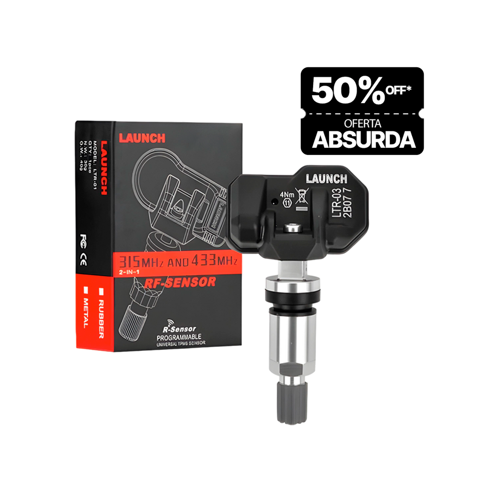 Sensor TPMS Universal e Programável LAUNCH LTR-03 RF