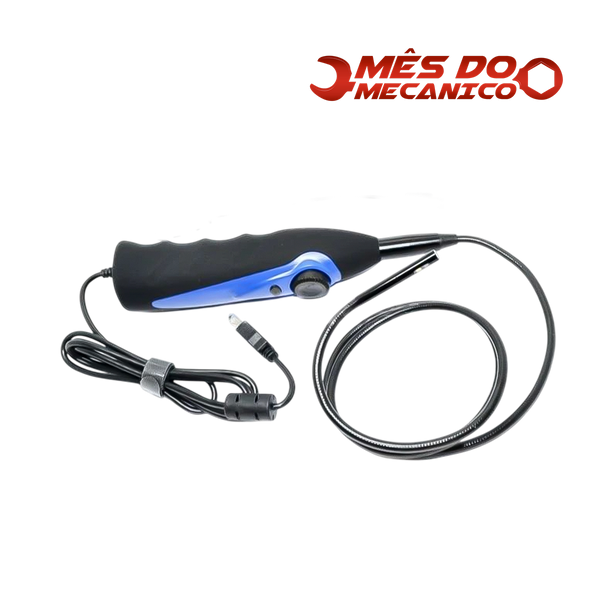 CAMERA DE INSPECAO - ENDOSCOPIO COM CABO FLEXIVEL E DUAS CAMERAS
