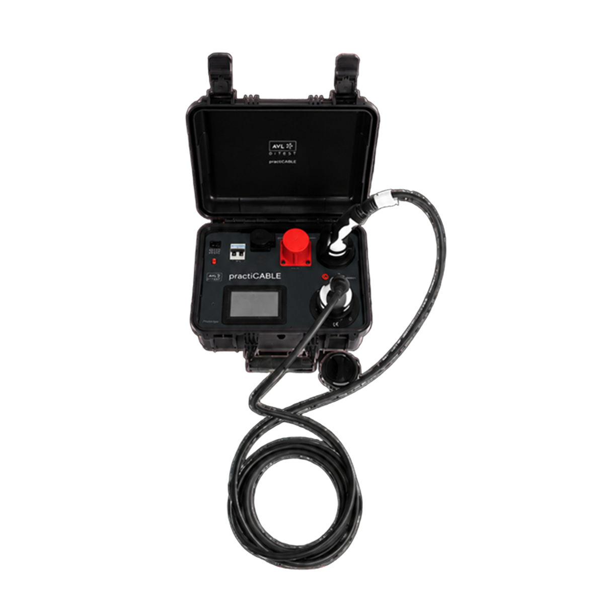 Testador Portátil de Cabos de Recarga para Veículos Elétricos practiCABLE