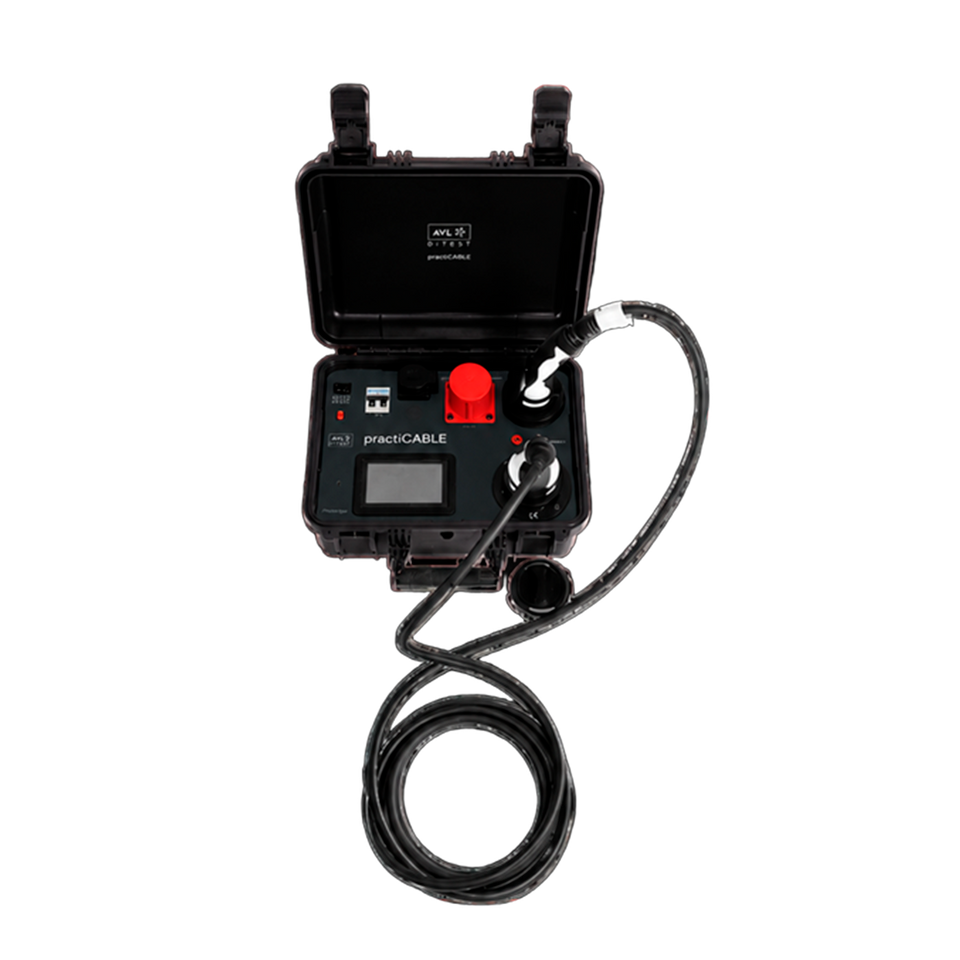 Probador portátil de cables de carga para vehículos eléctricos practiCABLE
