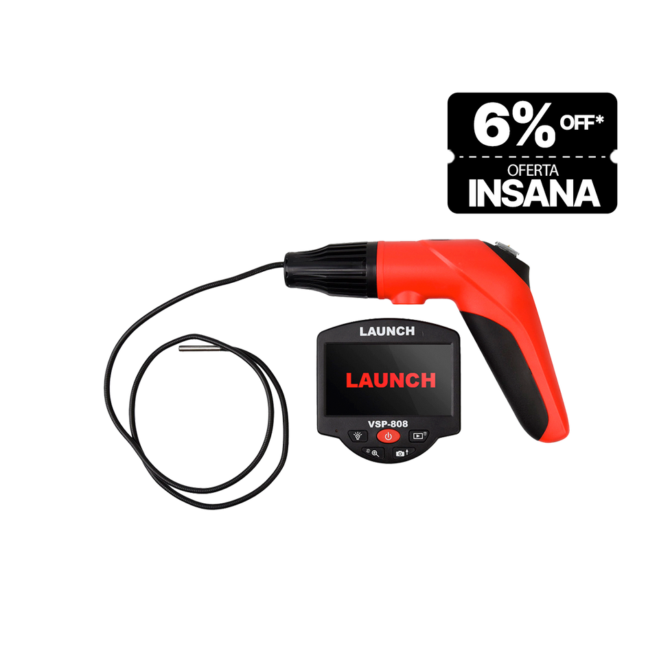 Câmera De Inspeção - Endoscópio Com Cabo Flexível Launch VSP 808